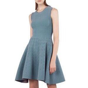Akris Punto | Sleeveless Fantasy Jacquard Knit Fit Flare Dress Size 8